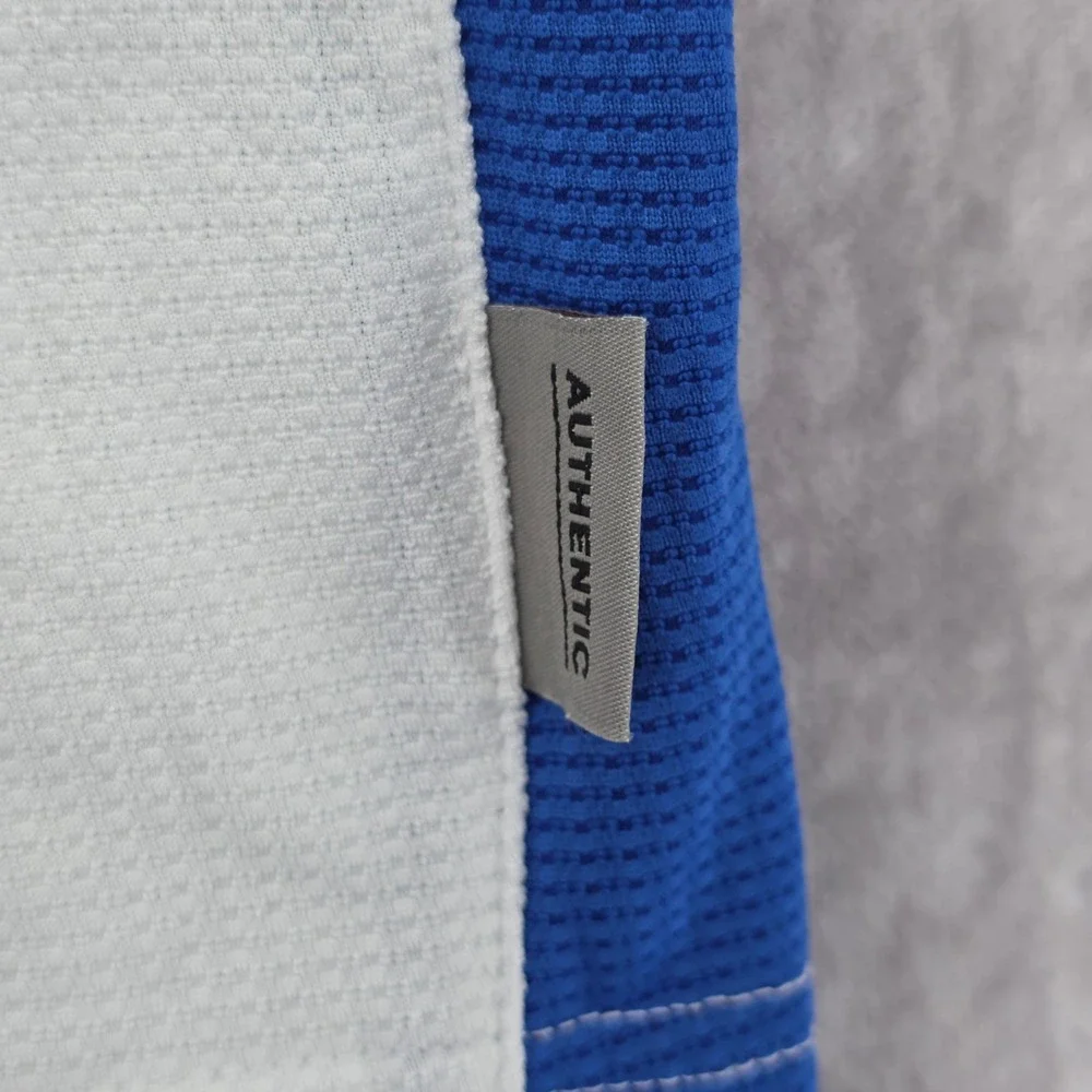 Vintage Florida Gators Nike Team Polo Shirt Mens L White Blue FIT DRY Athletic